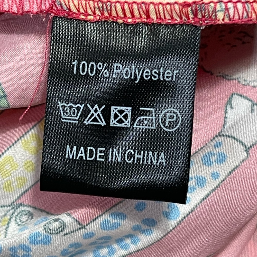 Karen Mabon Pink Dog Print Pajama Top - Picture 11 of 11